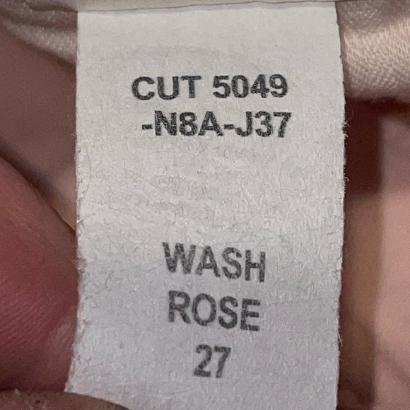 Anthropologie Sundry Rose pants.  100% Cotton.  Cinched Ankles.  Size 27. - Picture 3 of 13